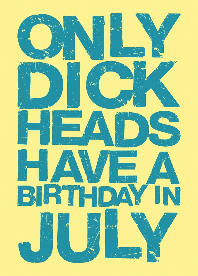Happy Birthday You Stupid Twat Card – Scribbler Cards & Gifts