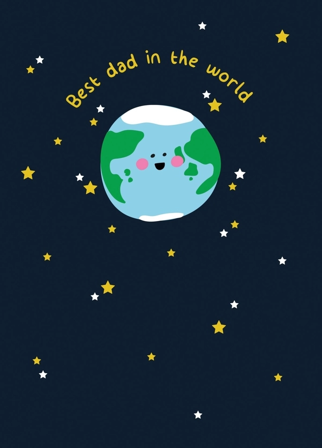 Best In The World Father's Day Card