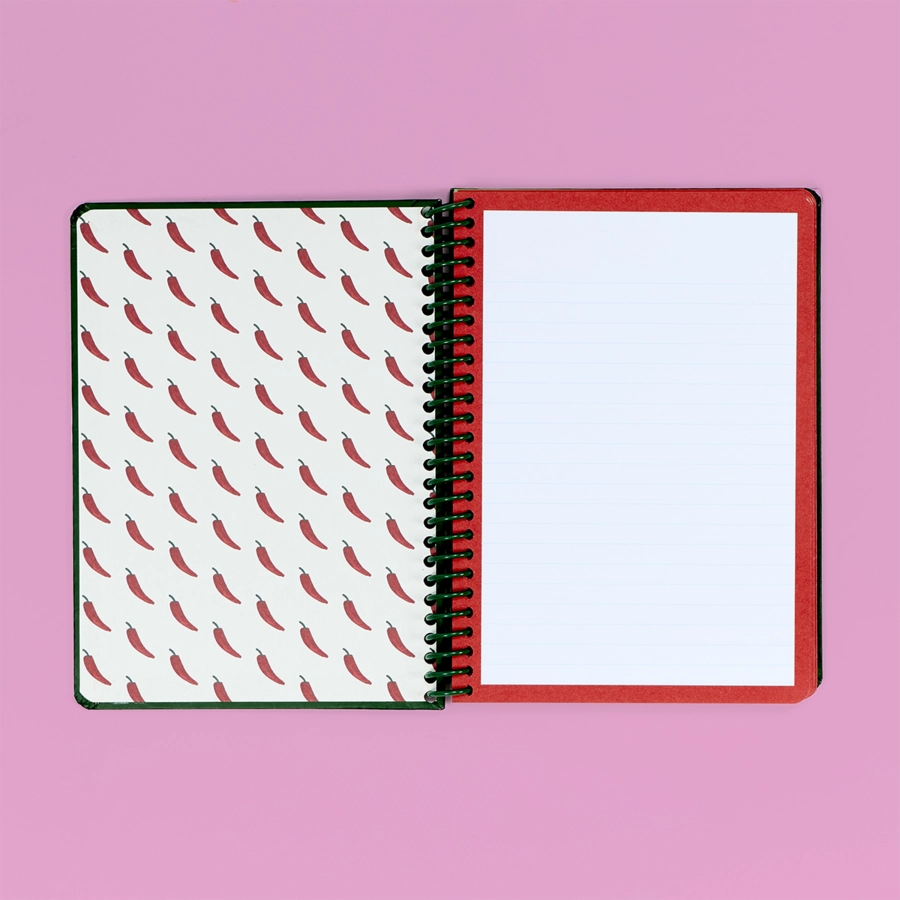 A5 Ringbound Spicy Marg Icon Notebook